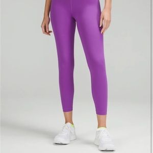 Lululemon Wunder Train High-Rise Tight with Pockets 25" - Moonlit Magenta / 6